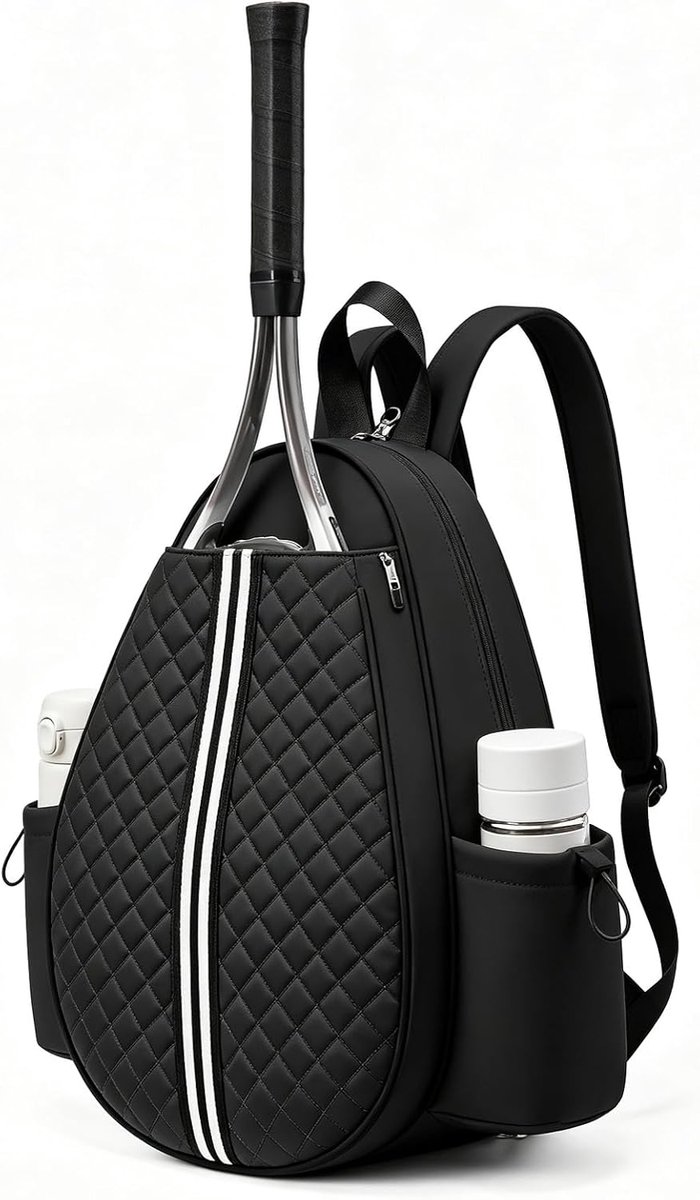 Tennisrugzak voor dames - gewatteerd design - waterafstotend - ideaal voor rackets - ShopVlot