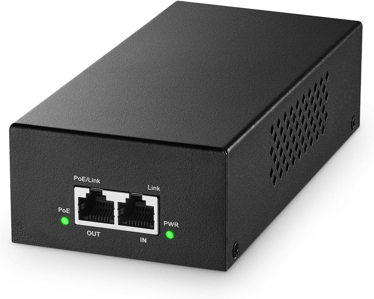 PoE+ injector 90W - 2.5 Gigabit adapter - Plug & Play - Activeer PoE zonder switch te vervangen - ShopVlot