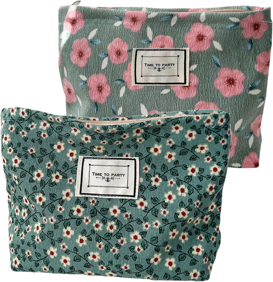 Toilettas met trekkoord 26x18x5.5 cm - Zacht corduroy - Multifunctioneel - Ideaal voor onderweg - ShopVlot