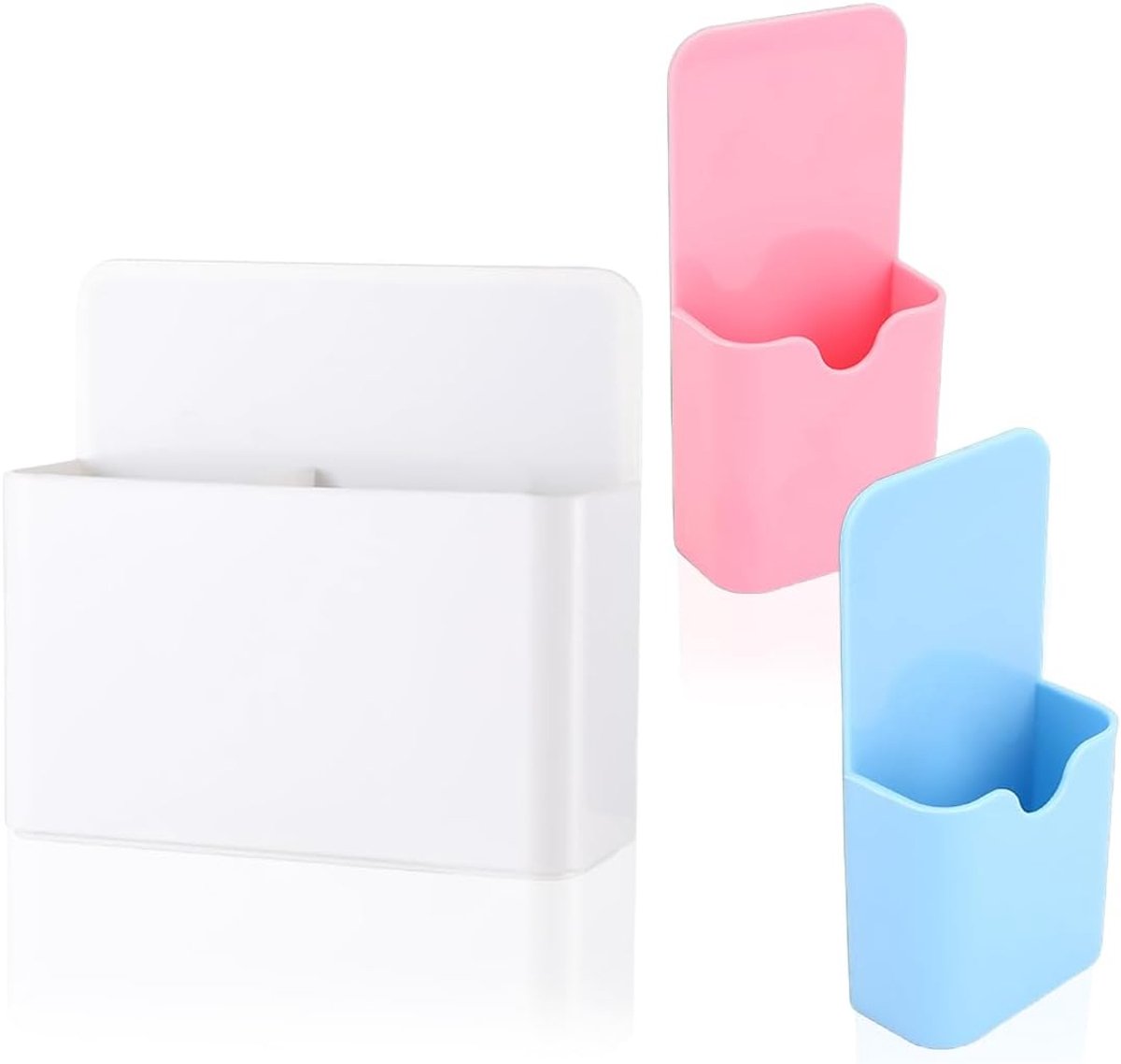 Magnetische penhouder set - 3 stuks - Robuust plastic - Ideaal voor school en kantoor - ShopVlot