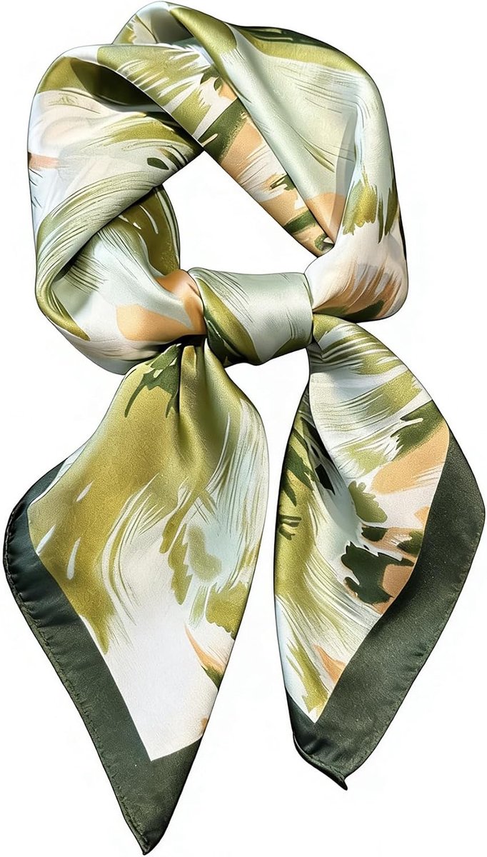 Vrouwen Sjaal 70 x 70cm - Luipaardprint - Zijden Bandana - Ideaal voor Haar en Modeaccessoires - ShopVlot