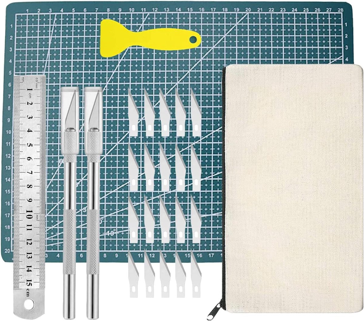 Plotter accessoires 26-delig - vinyl weeding tools - snij- en carving gereedschap - ideaal voor creatief knutselen - ShopVlot
