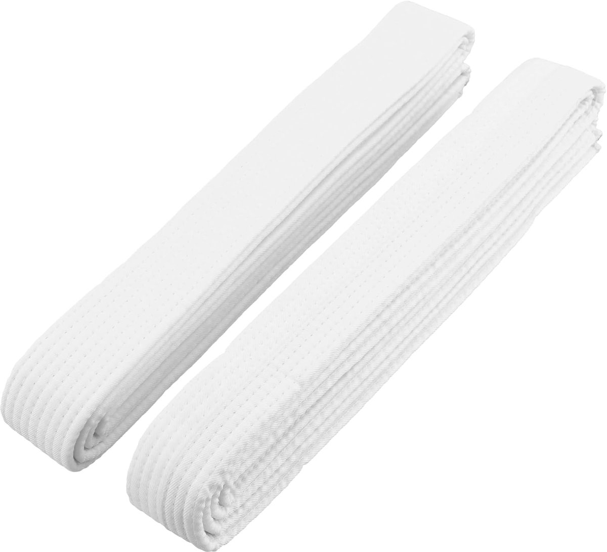 Judo karateband 260cm - dik katoen - witte kleur - ideaal voor kinderen - ShopVlot