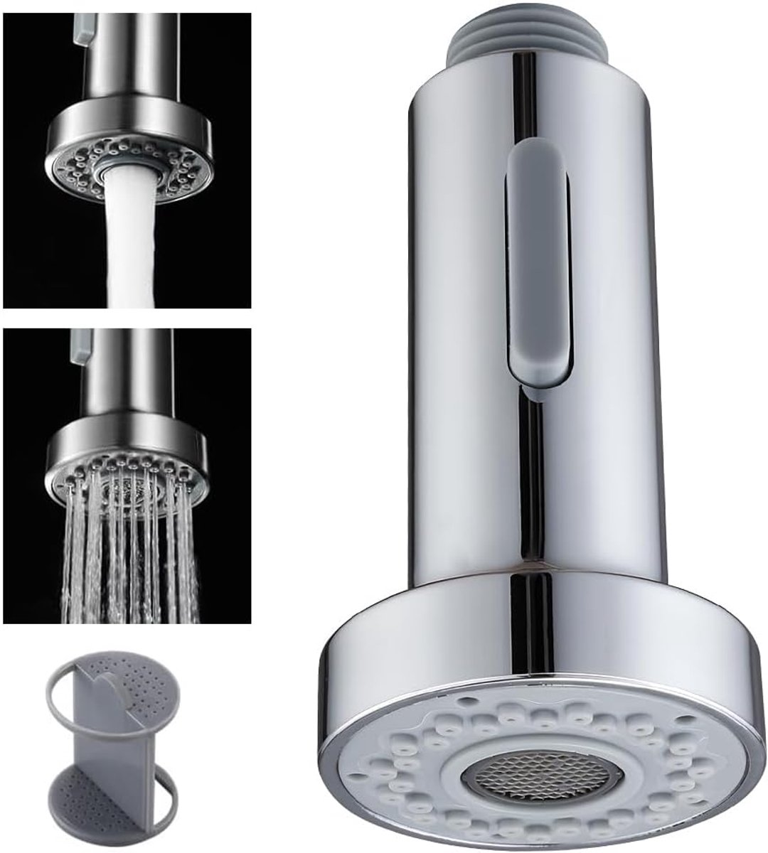Handdouche grijs - moderne uitstraling - verstelbare straal - optimale douche-ervaring - ShopVlot