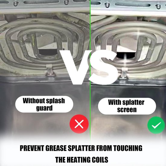 2 stuks spatscherm voor heteluchtfriteuse, siliconen materiaal, stofbescherming, effectief vetspatscherm, accessoires voor airfryer, keukenhulpjes voor frituren — afbeelding 3