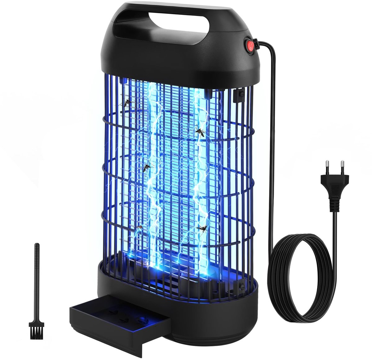 Solidchoice - Elektrische Insectenverdelger met UV Licht en Dubbele Elektrische Rooster