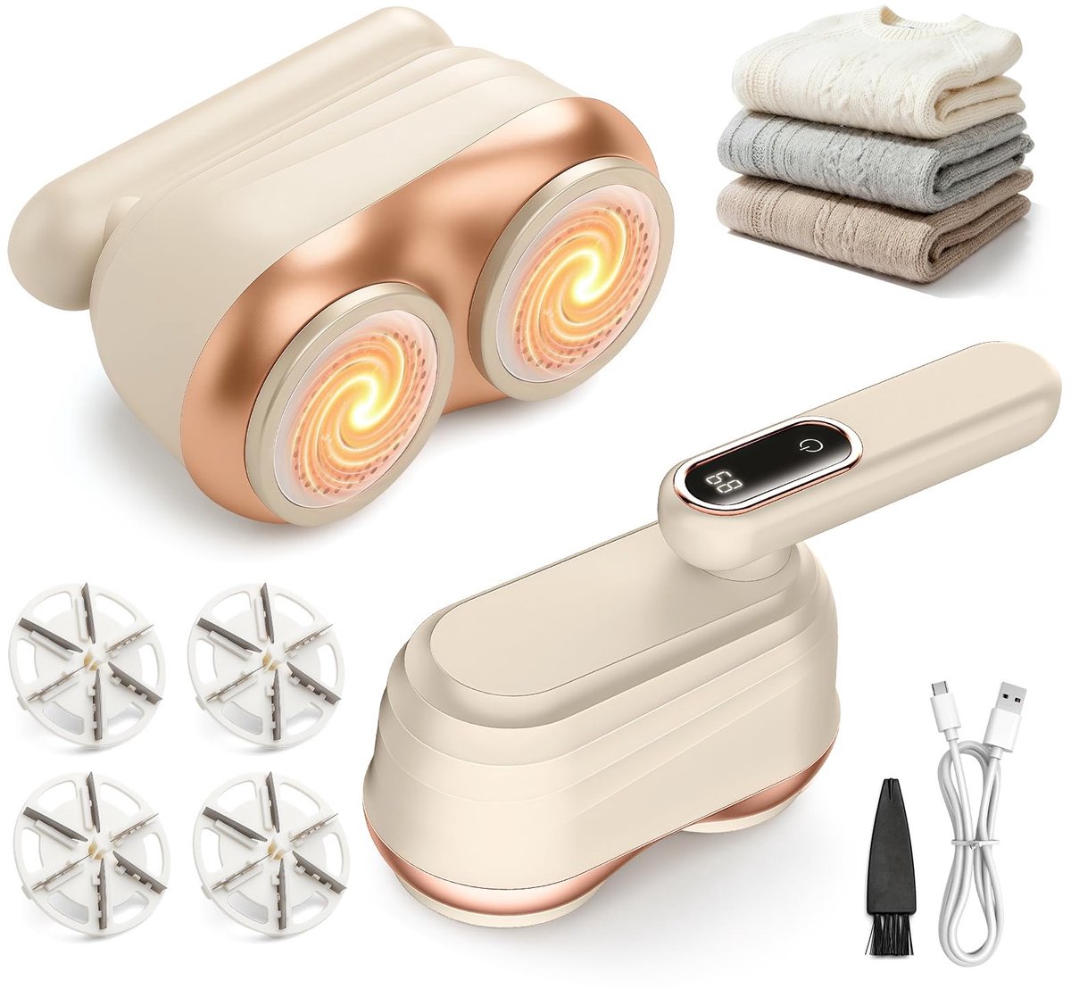Solidchoice - Elektrische Lintshaver met LED Display