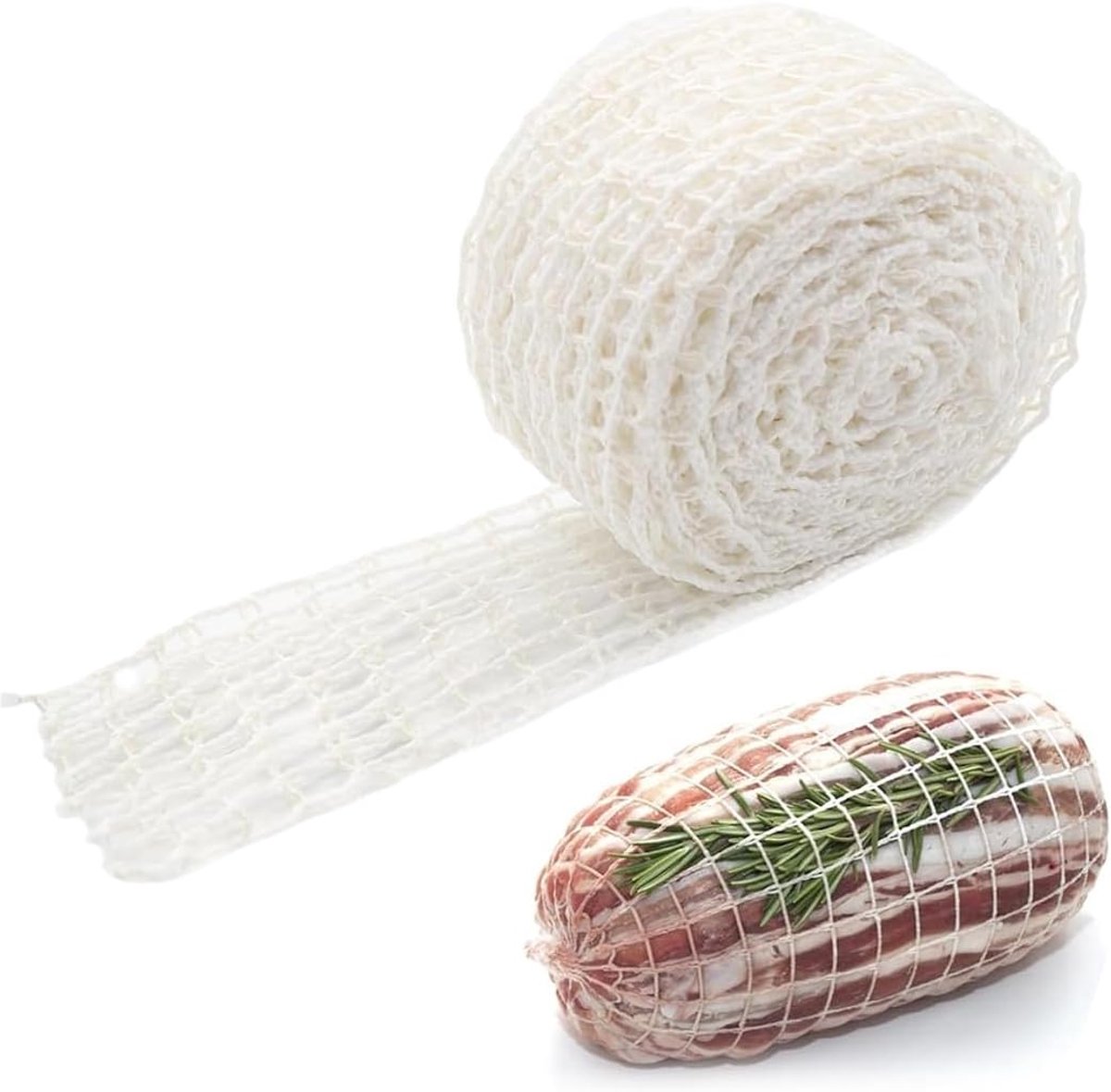 Kitchen Tools & Gadgets, 1 Piece Elastic Mesh for Roasting Meat, 16 Mesh, 3m Long, Suitable for Char Siu, Ham, Oven - ShopVlot