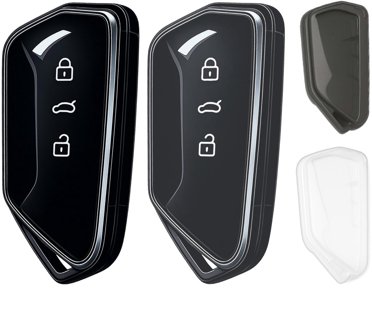 Solidchoice - TPU Transparante Autosleutelhoes voor Diverse Modellen