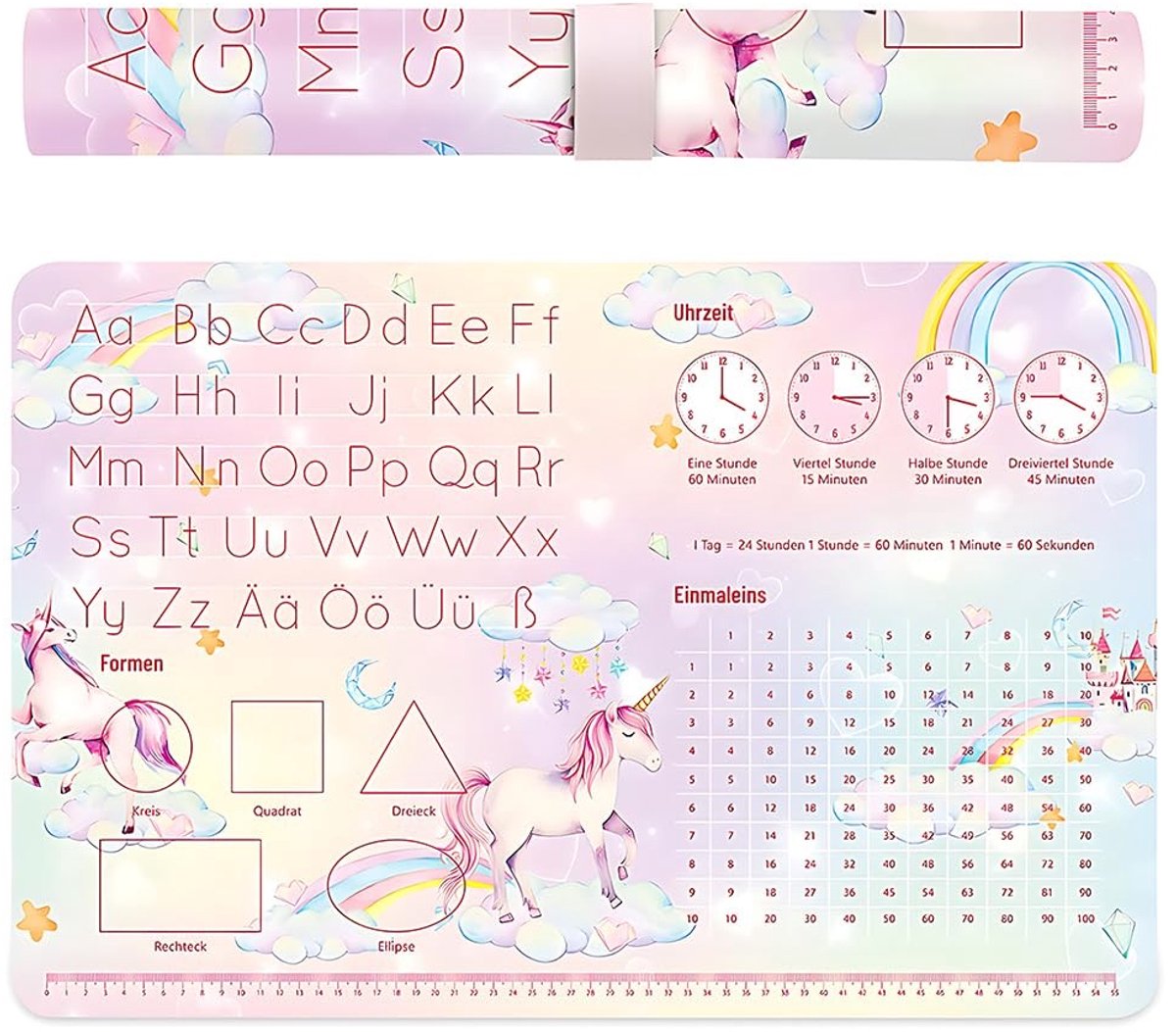 Solidchoice - Unicorn Desk Pad voor Meisjes, 60 x 40 cm