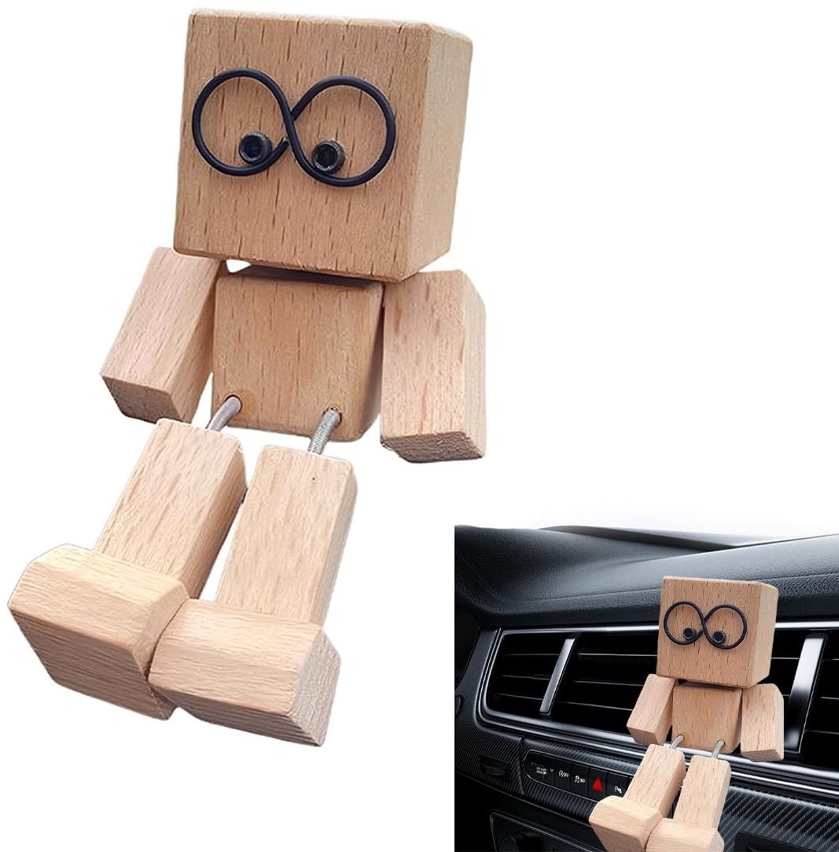 Solidchoice - Elegante Houten Luchtverfrisser voor Auto en Thuisgebruik
