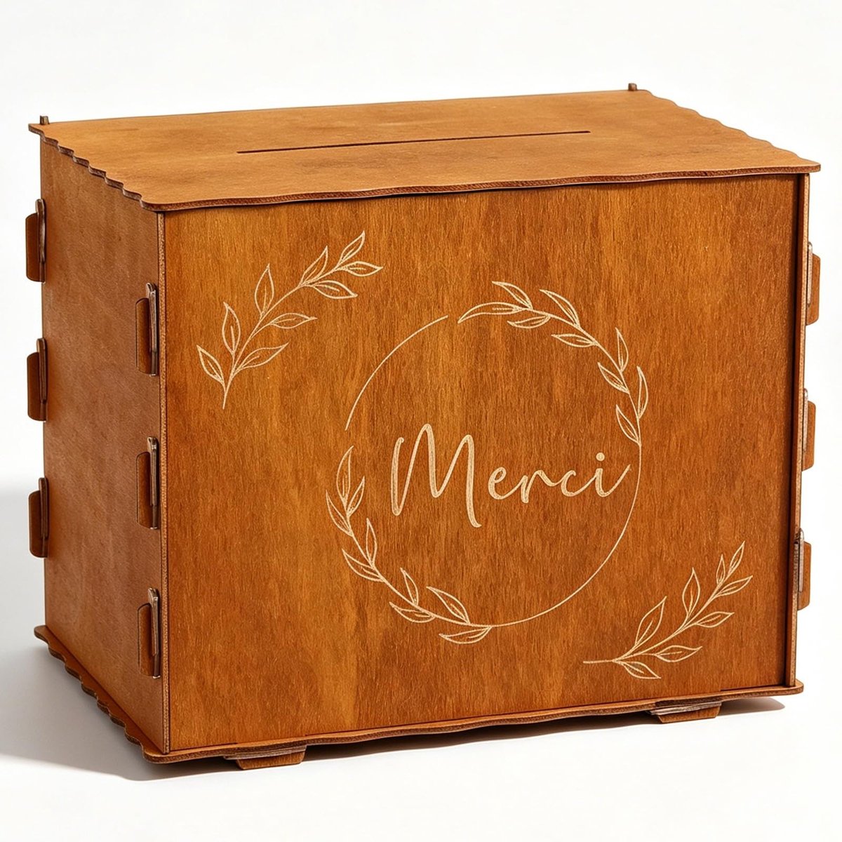 Solidchoice - Houten Wensput voor Bruiloft en Doop, Decoratieve Spaarpot