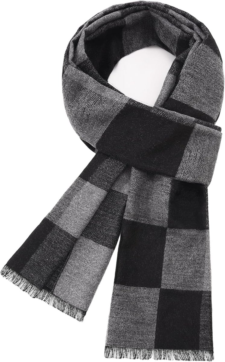 Sjaal voor heren - imitatie kasjmier - zacht en warm - stijlvolle accessoire - ShopVlot