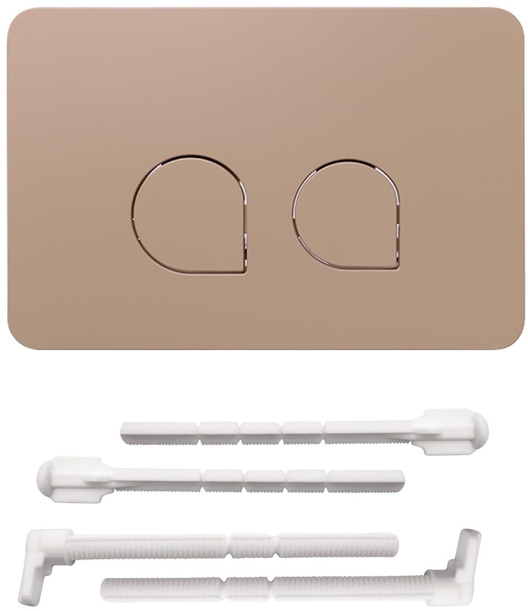 Solidchoice - Dubbele Bedieningsplaat voor Geberit Toiletten in Khaki