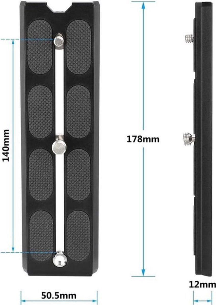 Snelwisselcameramontageplaat met inschuifbaar design - 3110