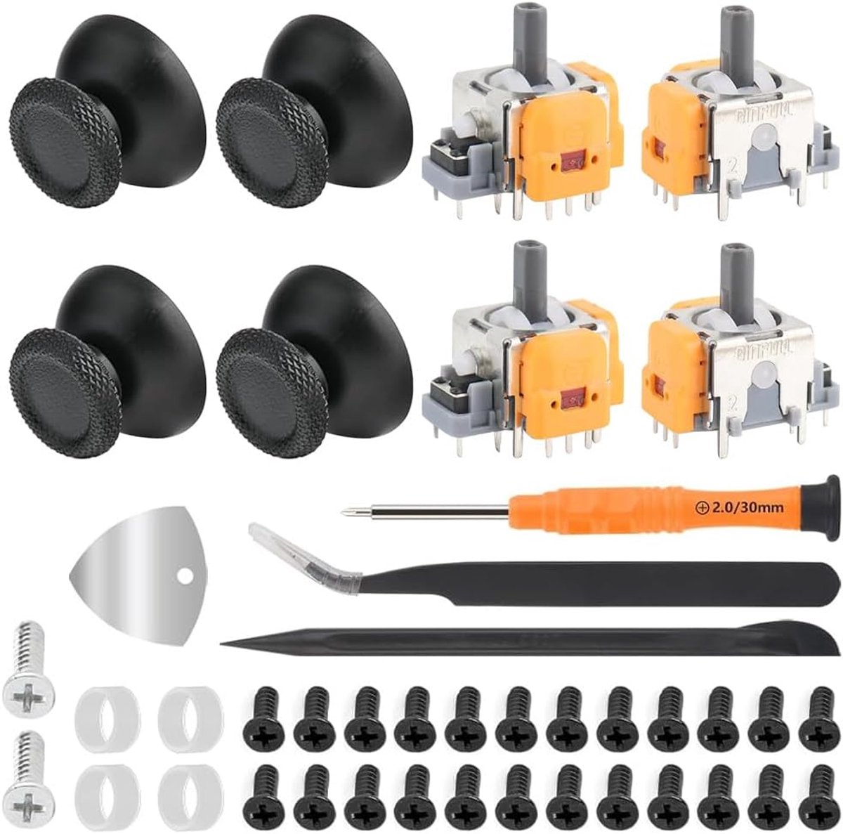 Set van 4 Hall Effect Sticks - Compatibel met PS5 Controller - Anti-Stick Drift Joystick - ShopVlot
