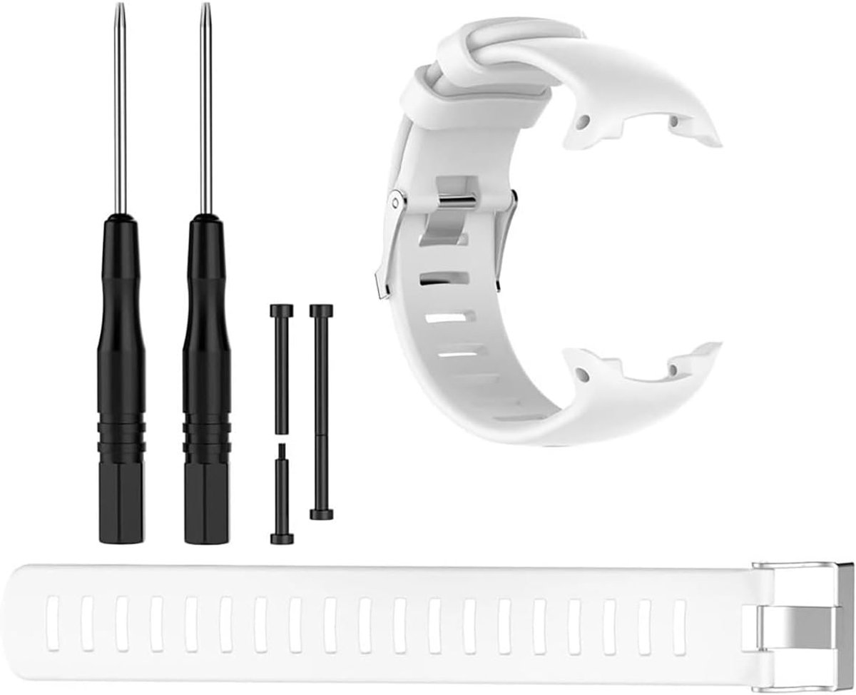 Horlogeband voor Suunto D4/D4i Novo - Verstelbaar - Siliconen - Ideaal voor sport en training - ShopVlot