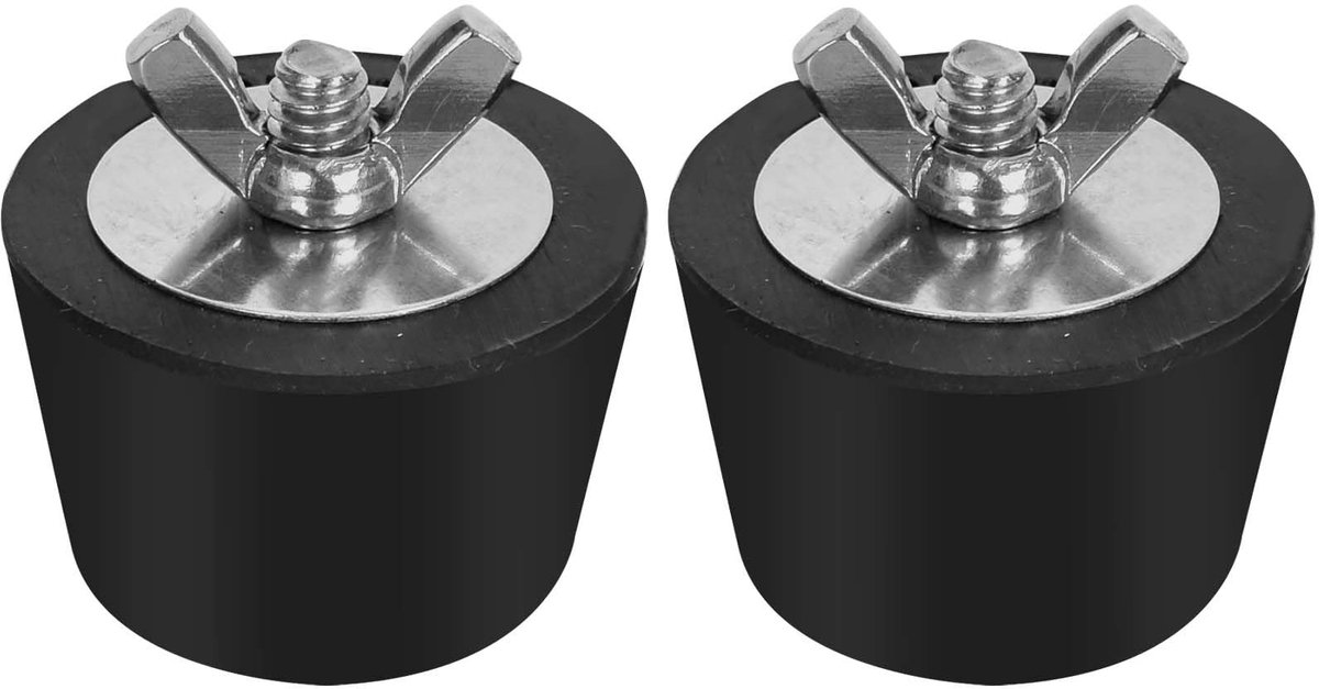 Solidchoice - Set van 2 Rubber Stoppers voor Zwembaden, Winterpluggen