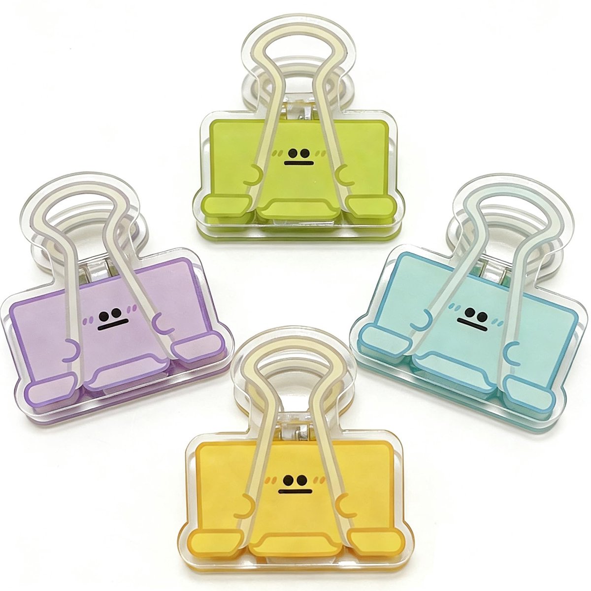 Solidchoice - 20 Stuks Multifunctionele Dubbelzijdige Clips met Cartoon Ontwerp
