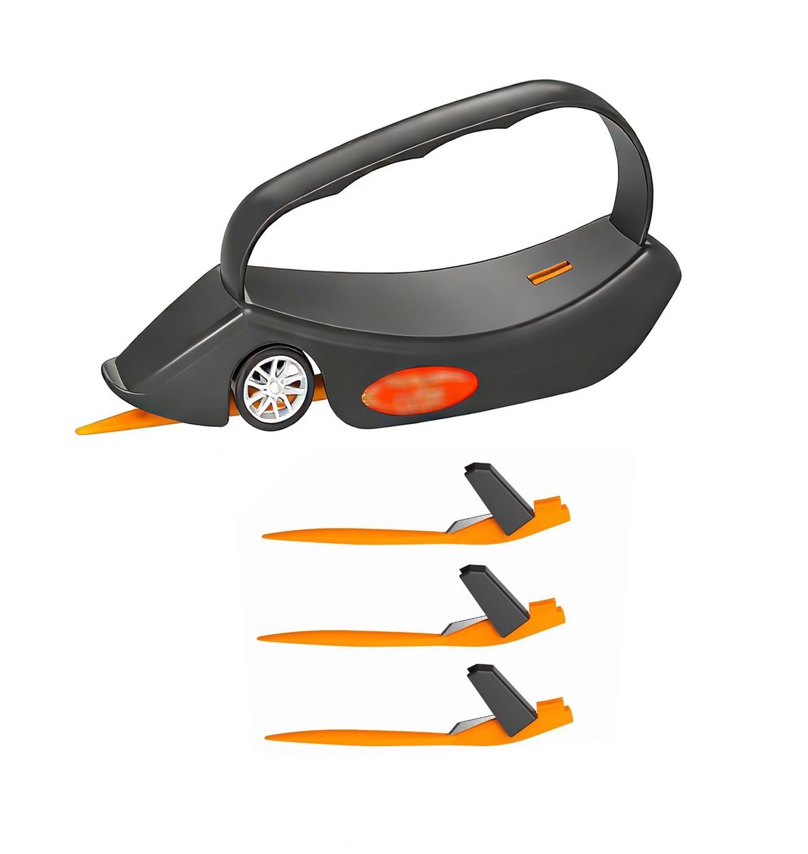Solidchoice - Inpakpapier Cutter met Handvat en 3 Vervangende Messen