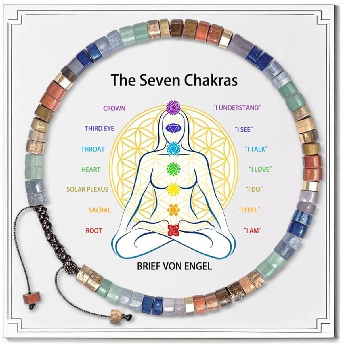Solidchoice - 7 Chakra Armbanden met Natuurlijke Stenen