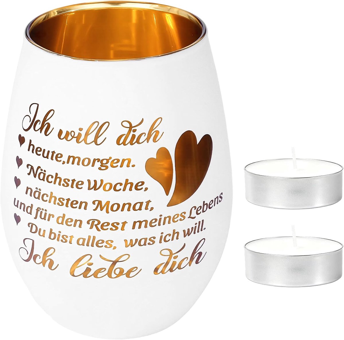 Windlicht met gravure, theelichthouder met 2 kaarsen, cadeaus voor vrouwen, windlicht glas met spreuk, gepersonaliseerde ouders, familie, vrouwen (stijl A)