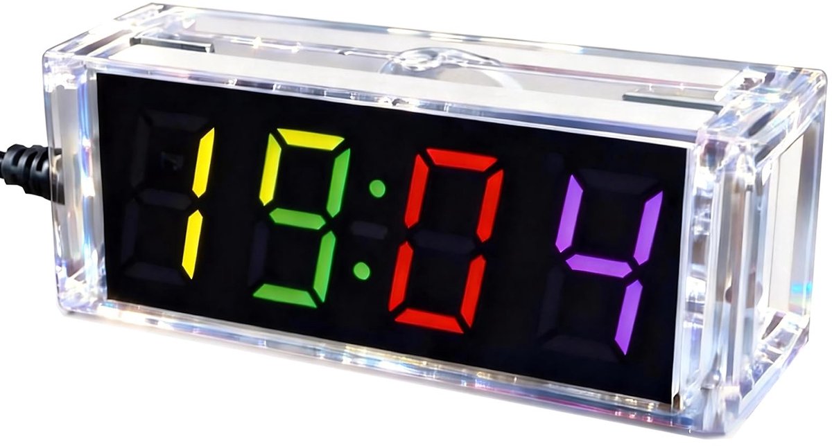 Solidchoice - Digitale Doe-Het-Zelf Klok met RGB-display