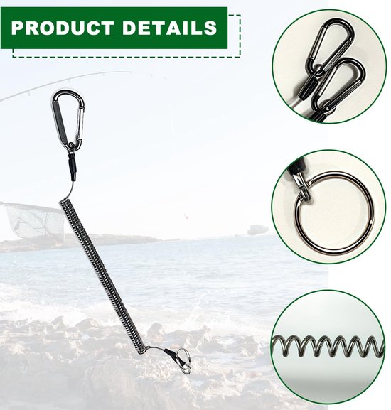 Solidchoice - Set van Visspullen met Tangen en Scharen, RVS, 21 cm van Solidchoice — afbeelding 2