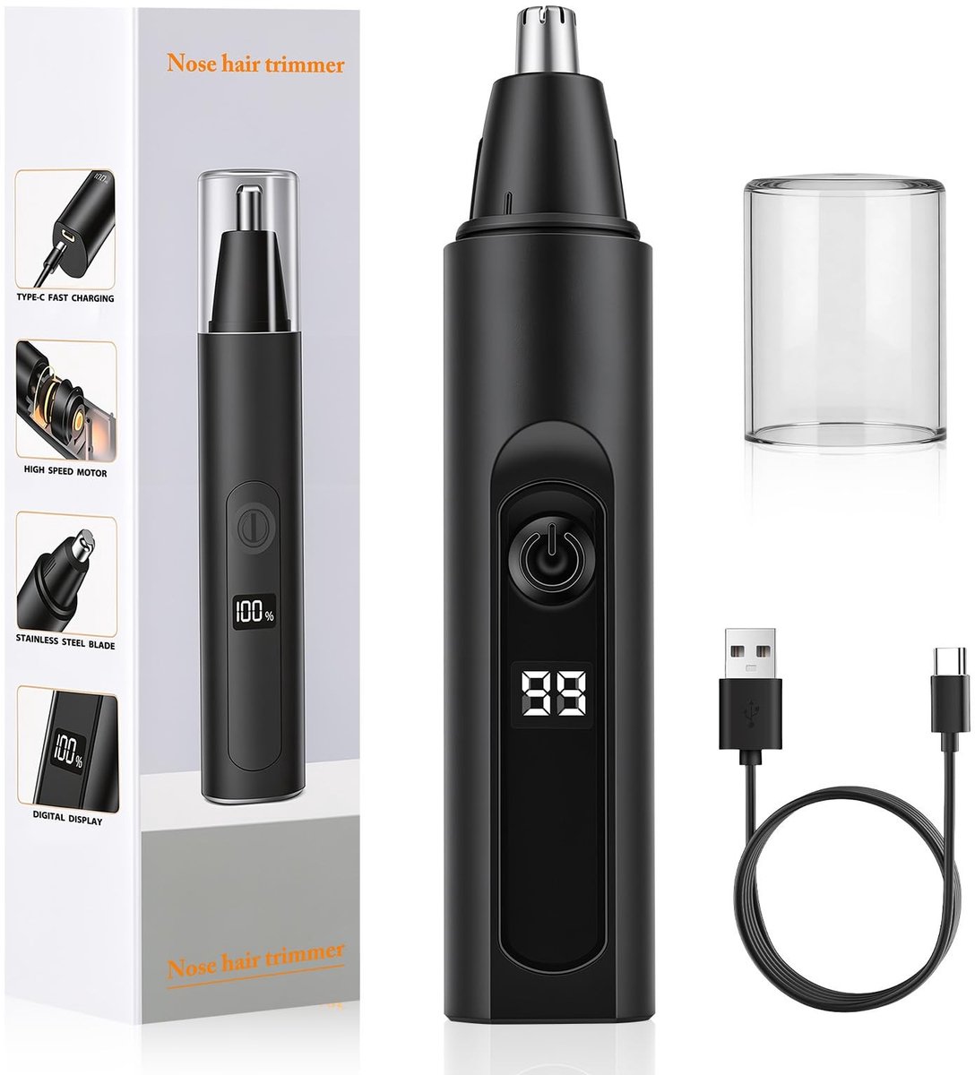 Solidchoice - Draadloze Neushaartrimmer met USB Opladen