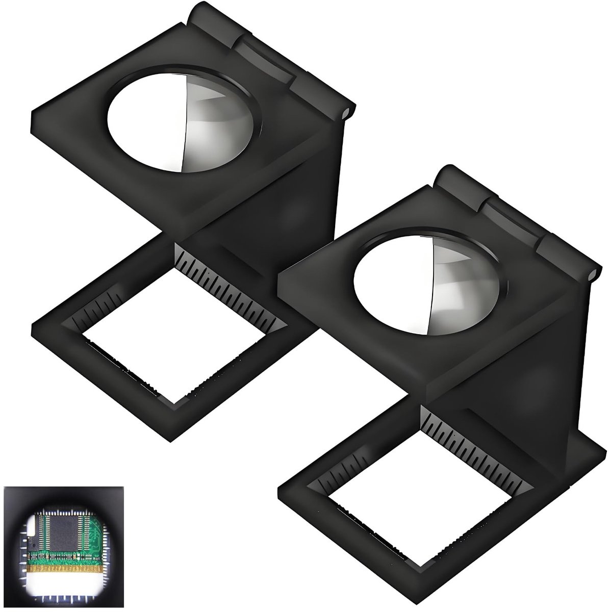 Solidchoice - Set van 2 Professionele Vergrotende Lensen met 10x Vergroting