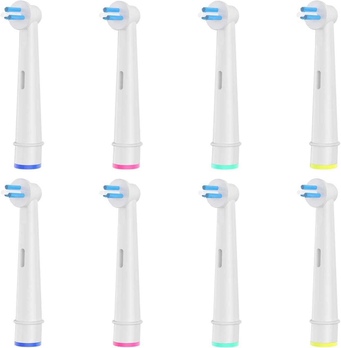 Solidchoice - Set van 8 Reserveborstelkoppen voor Elektrische Tandenborstel