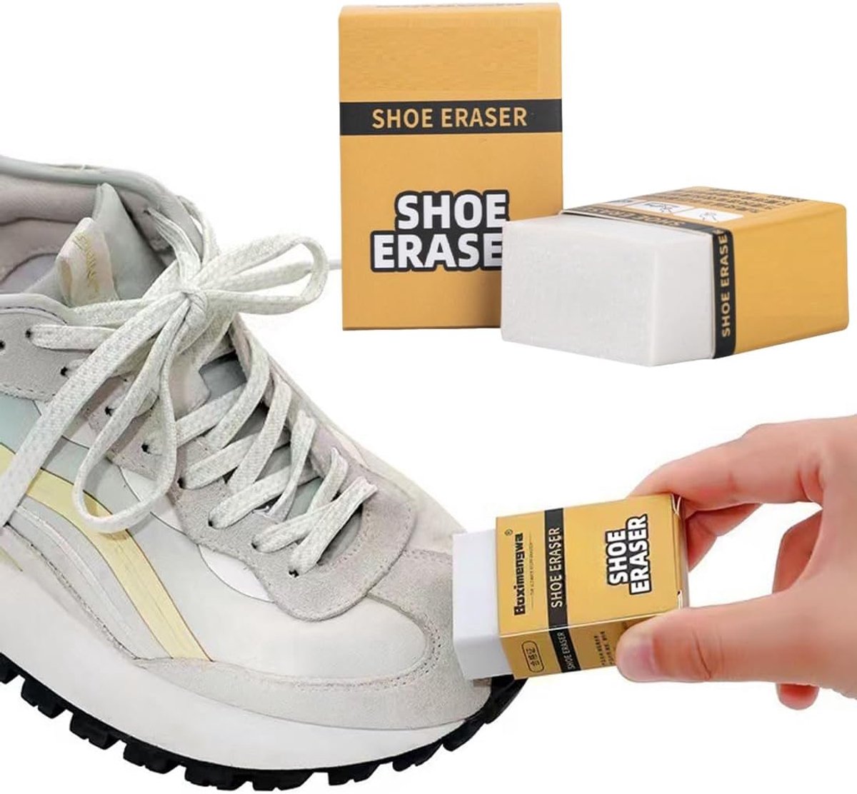 2 stuks reiniger voor leer, nubuck en suède, schoenreinigingsgum - ShopVlot