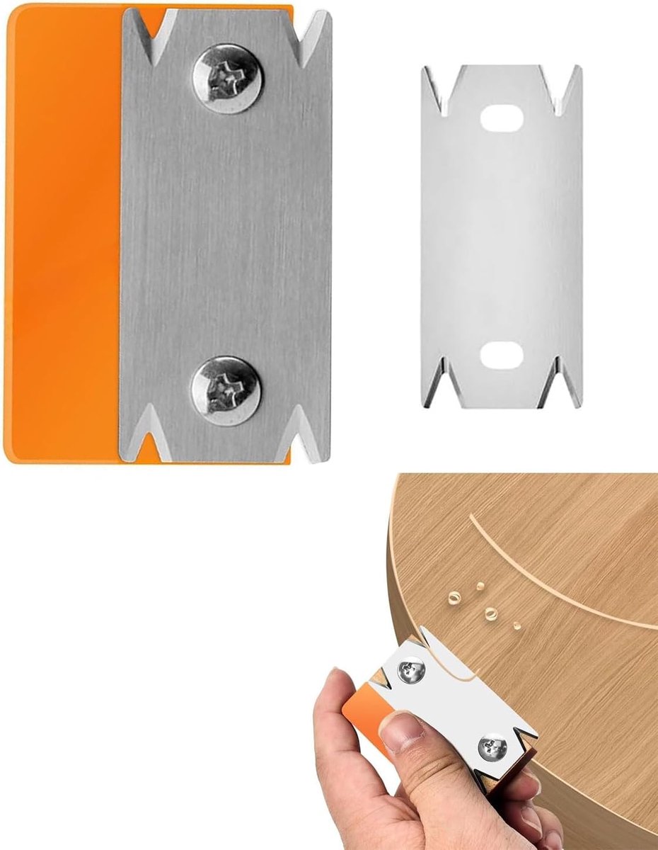 Handhoutschaaf - mini houtbewerking - hoogwaardig staal - perfect voor rechte hoeken - ShopVlot