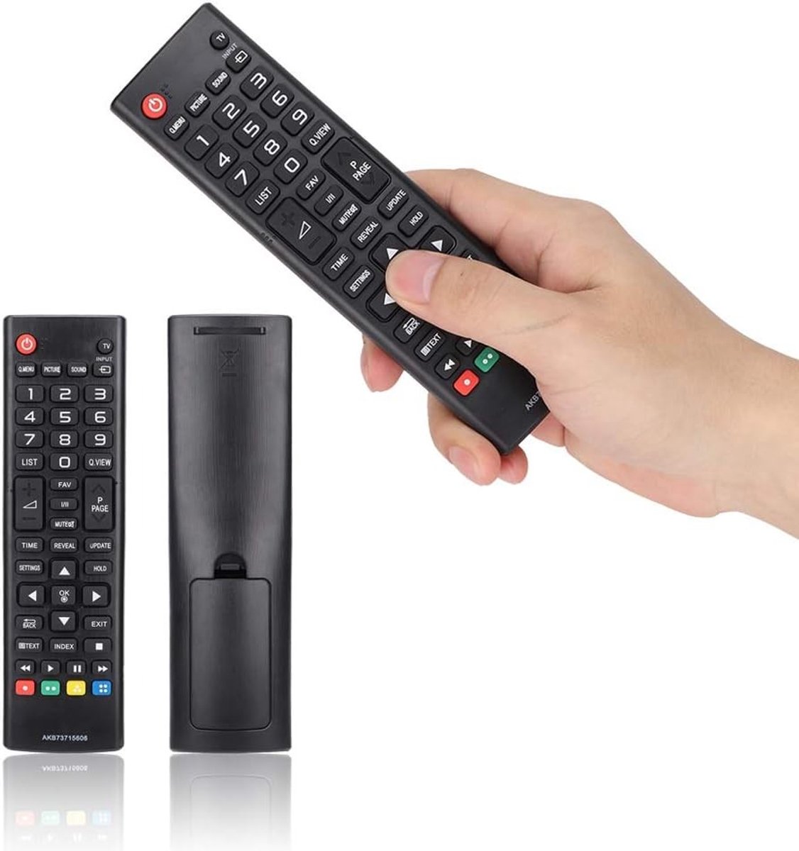 Universele Vervangende Afstandsbediening voor HD LCD TV, Multifunctionele TV Remote, Compatibel met Diverse Modellen