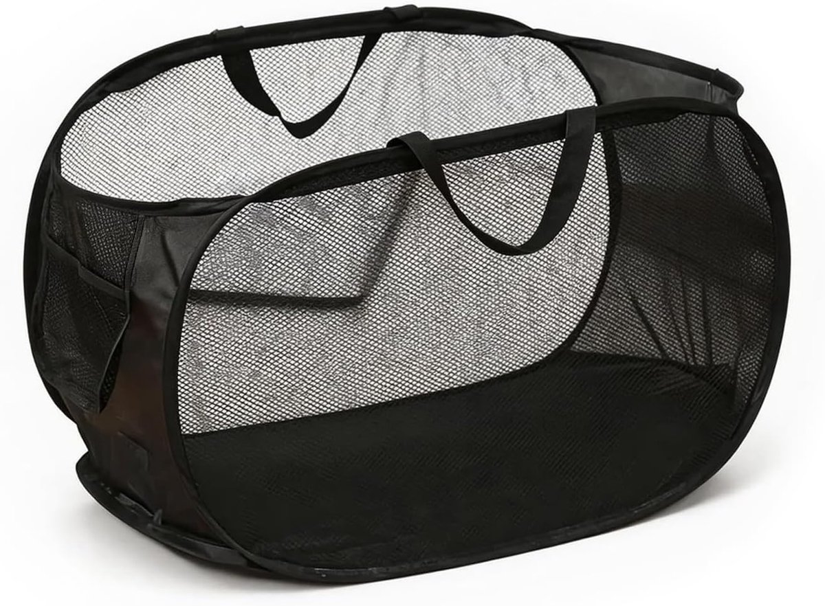 Foldable Laundry Basket, Foldable Laundry Basket, Pop Up Laundry Basket with Reinforced Handles for Business Travel - ShopVlot