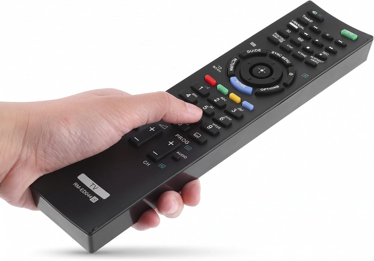 Slimme TV Afstandsbediening, Vervangende Afstandsbediening voor Sony RM-ED044, Universele TV Remote, Compatibel met Smart TV's, Eenvoudig in Gebruik