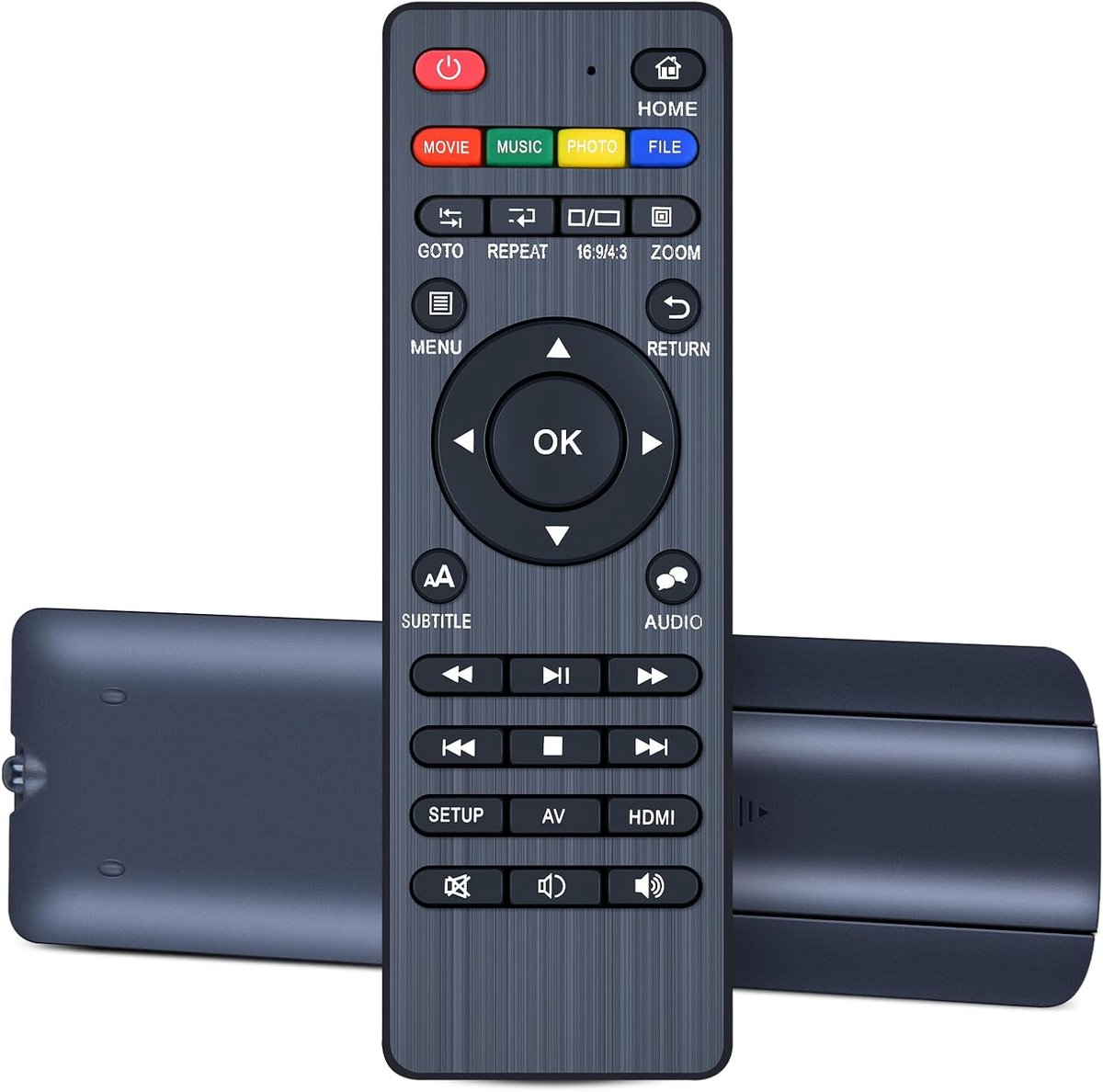 Vervangende afstandsbediening voor JLZNLC 4K Ultra HD Media Player, voor Micca/ZUMKUNM/ZUMKUNM digitale mediaspeler - ShopVlot