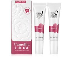 ICONSIGN® 2 in 1 Lash Lift & Brow Lamination – Koreaanse Formule – Wimperserum - Wenkbrauw Serum - Wimperlift - Wenkbrauw lift - Make Up Lifting - Glue Balm & Lotion – Vegan & Cruelty Free - Navulling (Geen Complete Kit)