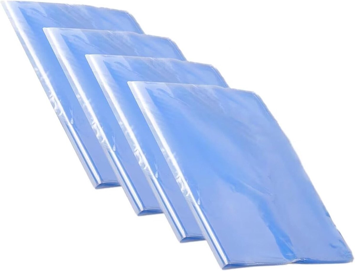 Transparante Krimpfolie Zakken - 28 x 40 cm - PVC - Voor Verpakking van Cadeaus en Producten