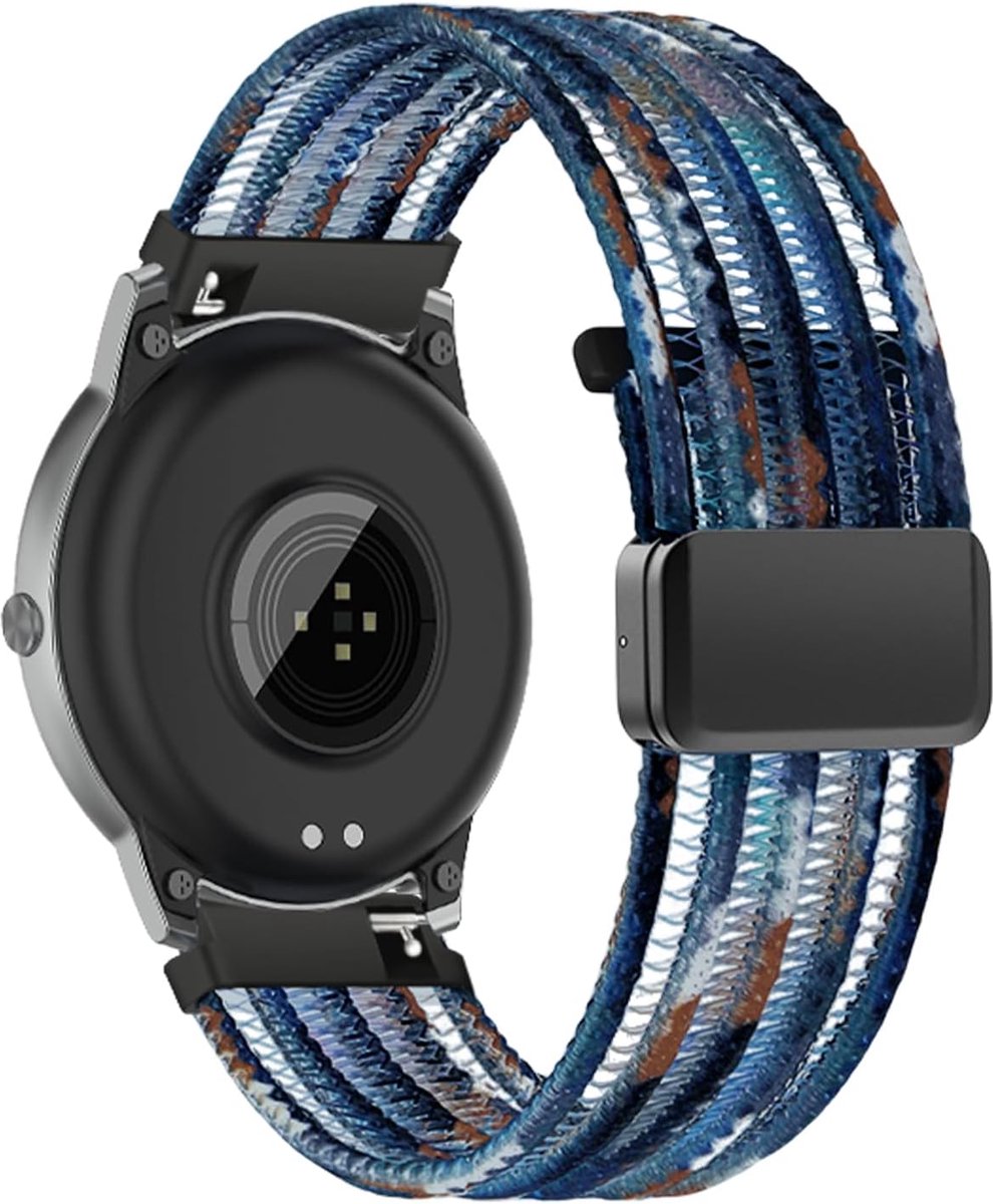 20 mm 22 mm nylon armband, gevlochten reserveband, magnetische armbanden, vislijn riem - ShopVlot