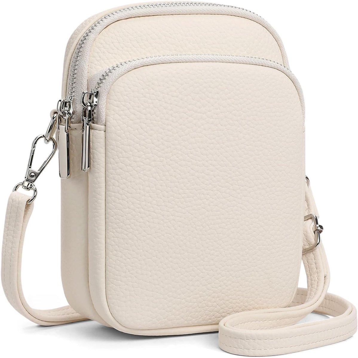 SENDEFN Mobile Phone Shoulder Bag for Hanging, Vegan Leather, Small Crossbody Bag with Adjustable and Removable - ShopVlot