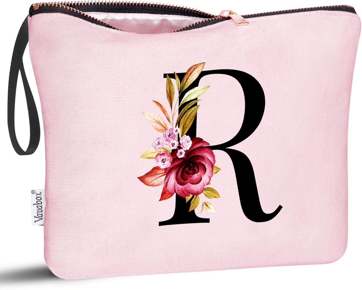 Vavabox A-Z Gepersonaliseerde Cosmetische Tas Verjaardagscadeaus Voor Vrouwen, Moeders, Beste Vrienden En - ShopVlot