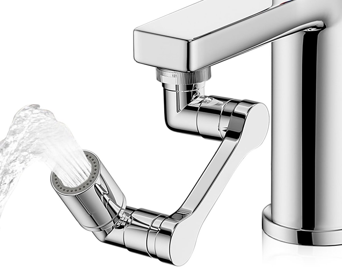 Jet Regulator Kitchen Faucet Extension Faucet Kitchen Swivel 2 Modes Adjustable Bidet Rotating for Jet Regulator and - ShopVlot