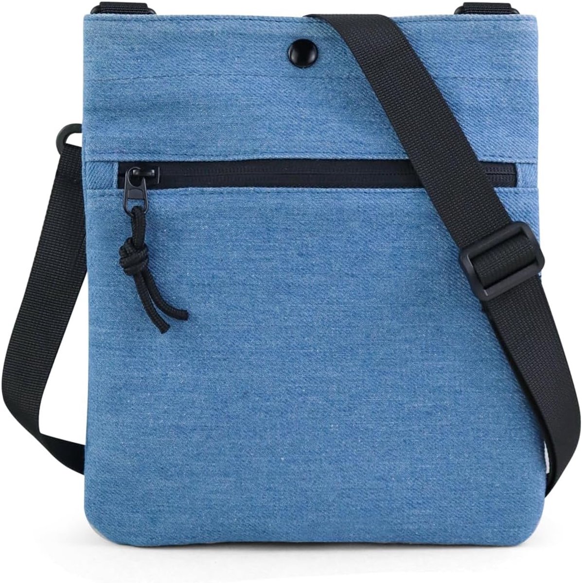 Small Shoulder Bag for Men Women Denim Phone Case for Hanging with Zip Retro Crossbody Bag Minimalist Shoulder Bag - ShopVlot