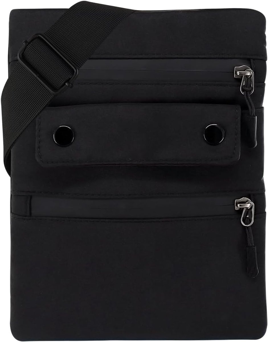 Men's Shoulder Bag, Waterproof Nylon Crossbody Phone Bag, Simple Men's Bag, Lightweight Mobile Phone Bag, Chest Bag - ShopVlot