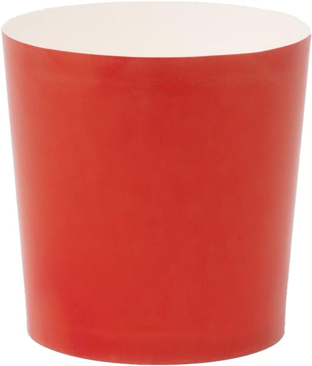 FLOWERBOX Paper Cup rood - waterdichte papieren pot voor pot Ø 10,5 cm - ShopVlot