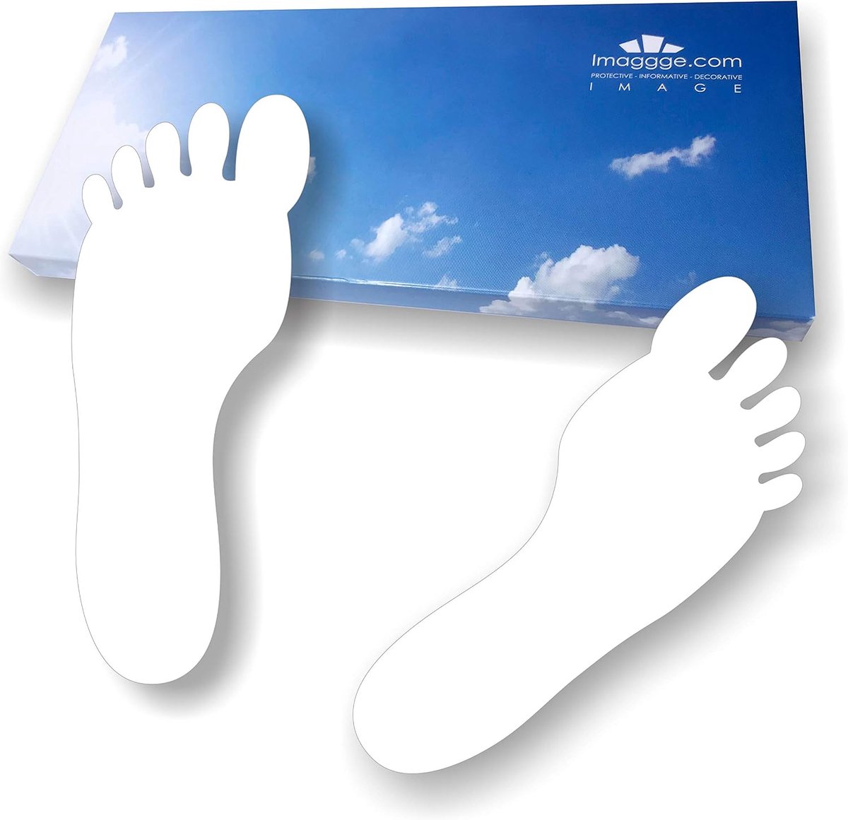 Self-adhesive feet, different colors, 6 pieces - ShopVlot