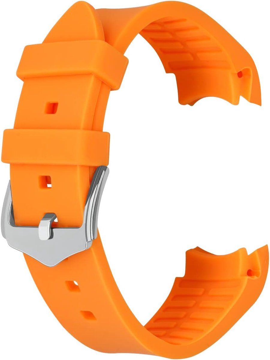 Kai Tian 18mm 20mm 22mm 24mm Silicone Universal Curved End Bracelet Black White Green Blue Orange Red Grey Watch Band - ShopVlot