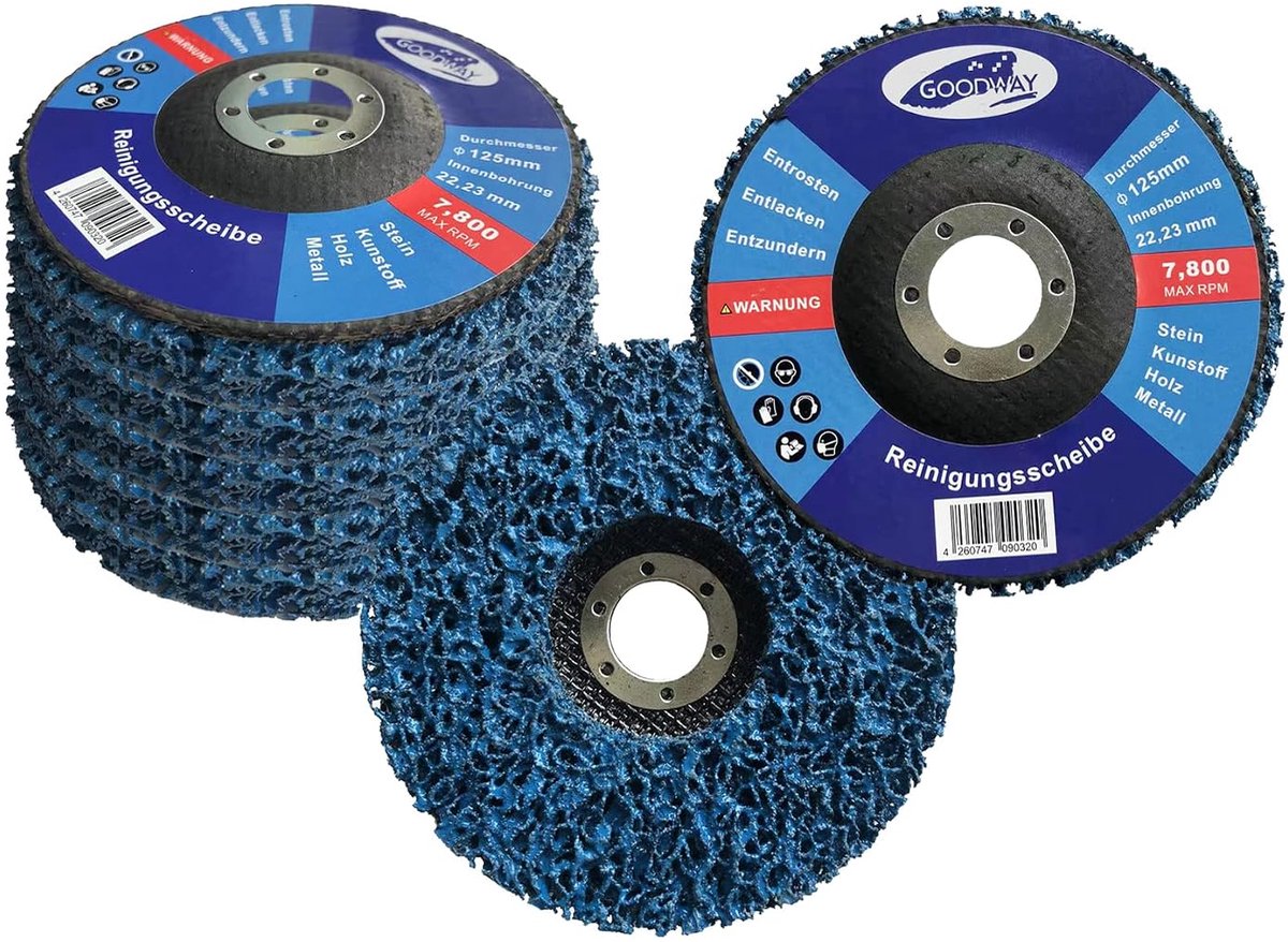 5 pieces cleaning discs 125 mm for angle grinder nylon weaving - ShopVlot
