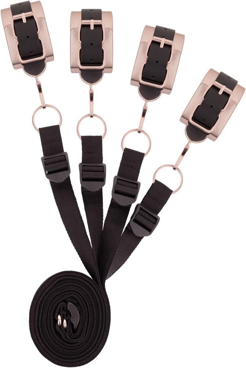 Under-Mattress Restraint Set - Black - ShopVlot